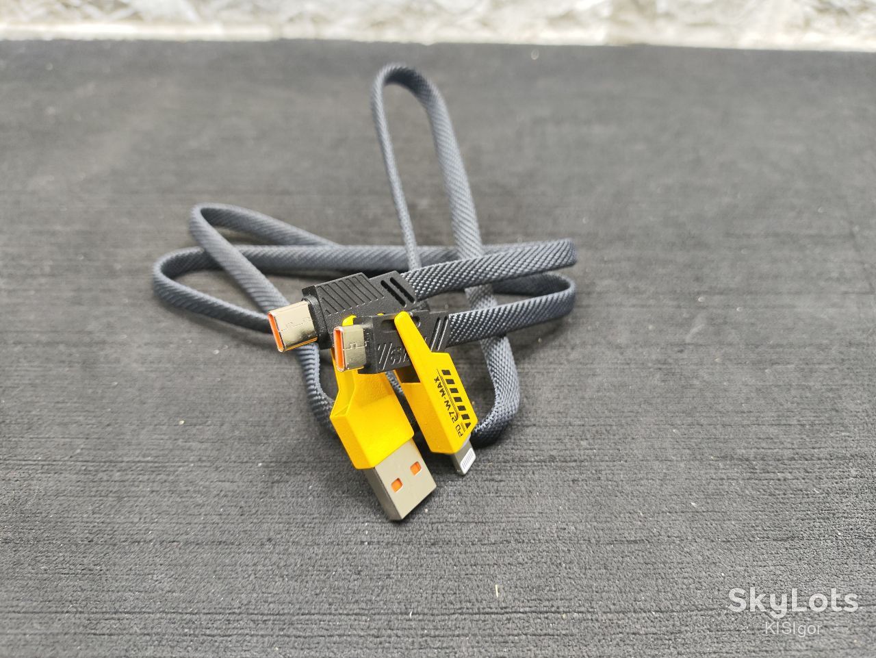 Кабель  USB-A / TYPE-C to TYPE-C  / Lightning   * 2066*SSS - фото фото фото 2