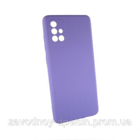Samsung A71 A715 чехол лиловый Colorful lilac - фото фото фото 0