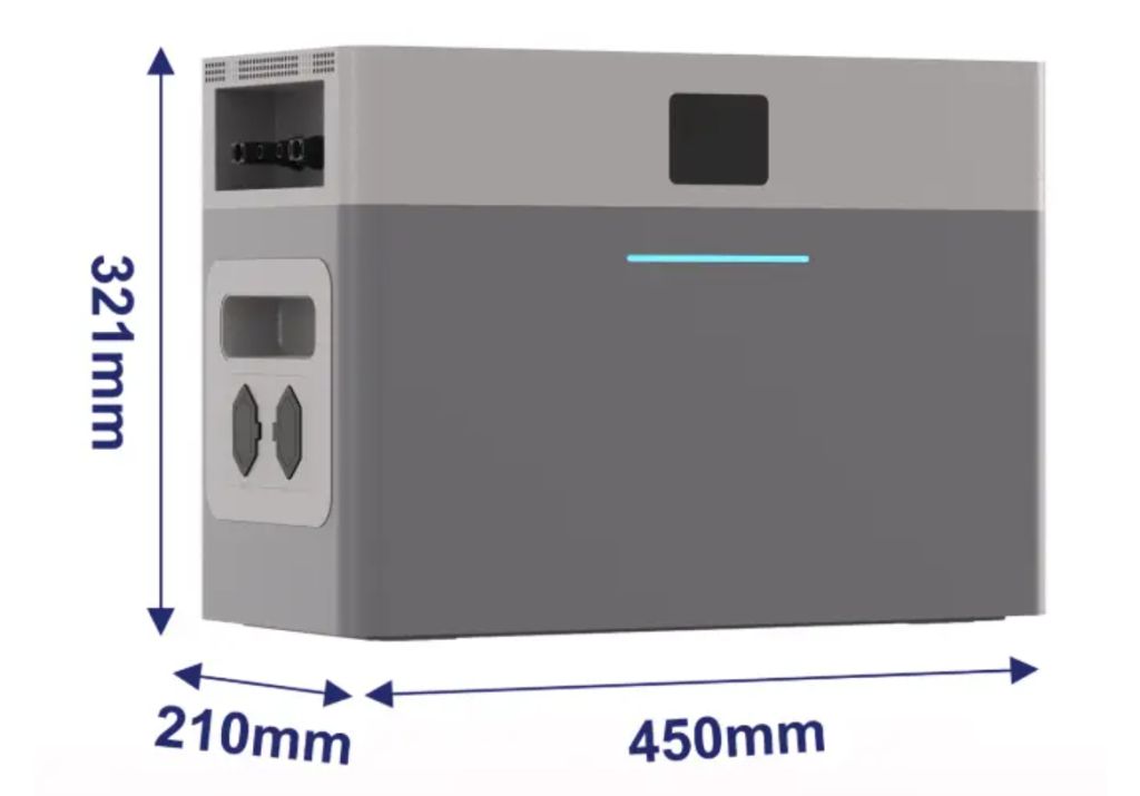Зарядная станция Deye AE-FS2.0-2H2 LiFePO 2000Wh мощностью 1кВт Влагостойкая - фото фото фото 2