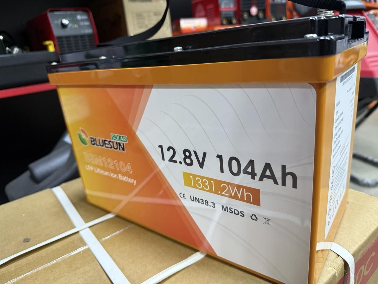 Акумулятор LiFePO4 12.8V, 104A з Bluetooth - фото фото фото 1