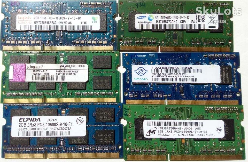 DDR3 2GB для ноутбуков разных брендов для Intel и AMD - фото фото фото 0
