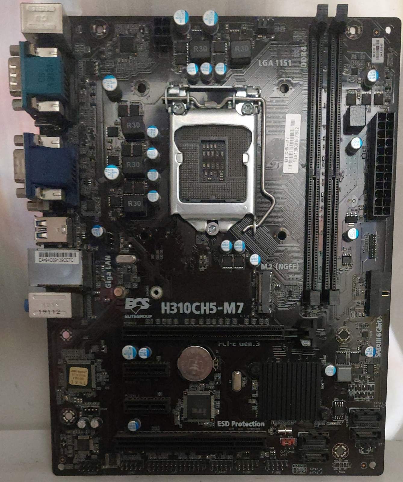 Материнська плата ECS H310CH5-M7 LGA 1151v2 Б/В - фото фото фото 1