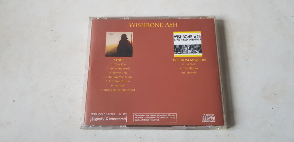 Wishbone Ash Argus / Live From Memphis - фото фото фото 1