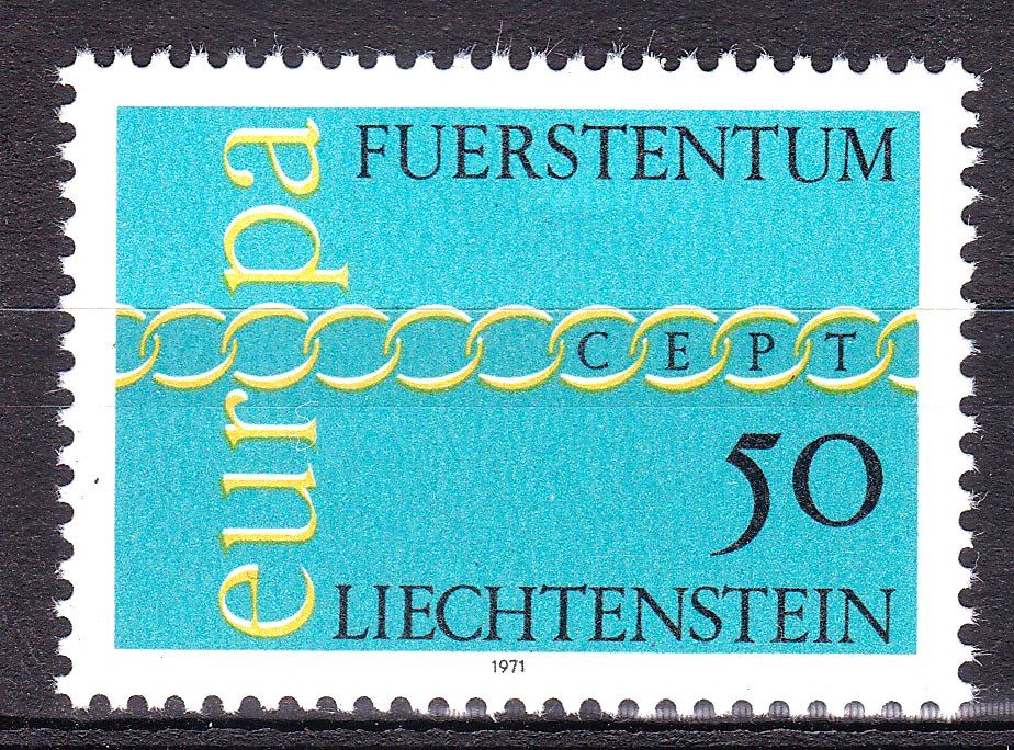 Лихтенштейн  1971 г  MNH -  EUROPA CEPT - фото фото фото 0