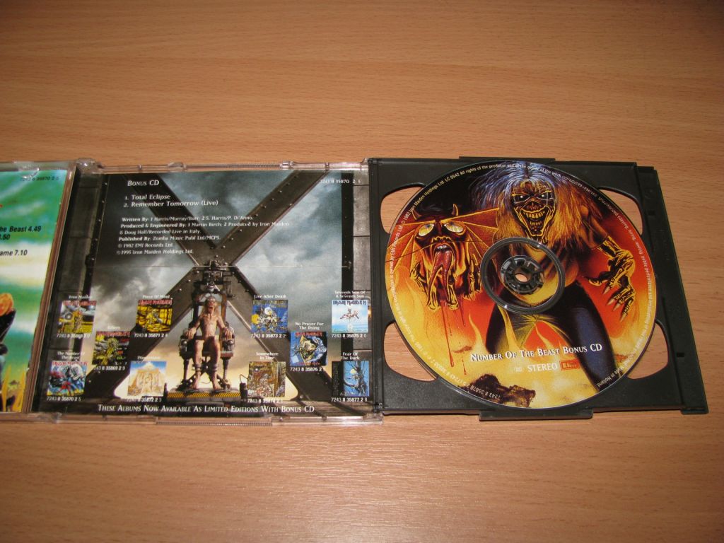 IRON MAIDEN - The Number Of The Beast       (1995 EMI 2CD SET) - фото фото фото 3