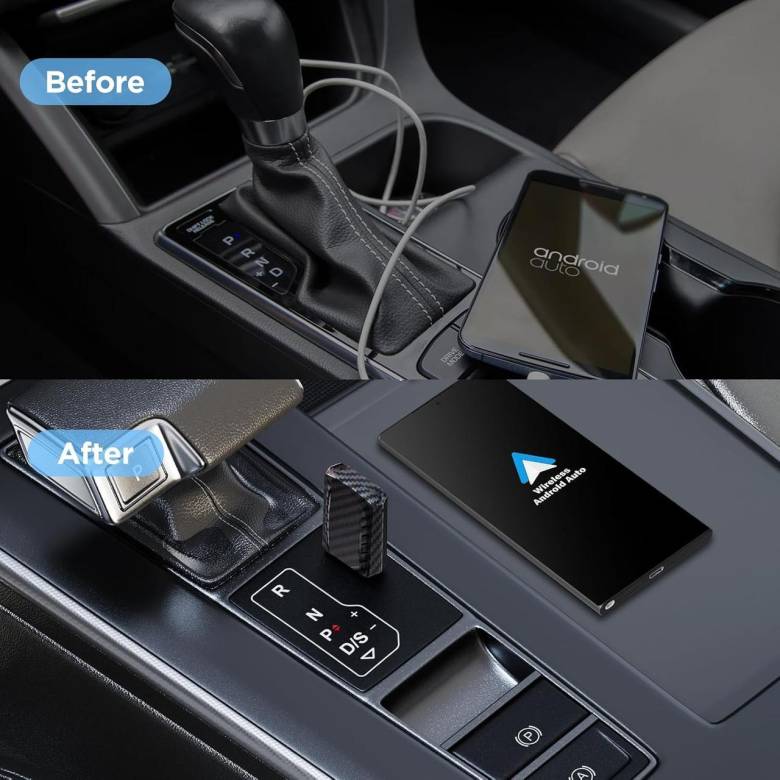 Беспроводной адаптер Android Auto для автомобиля, совместимый с моделями автомобилей Android Auto 20 - фото фото фото 4