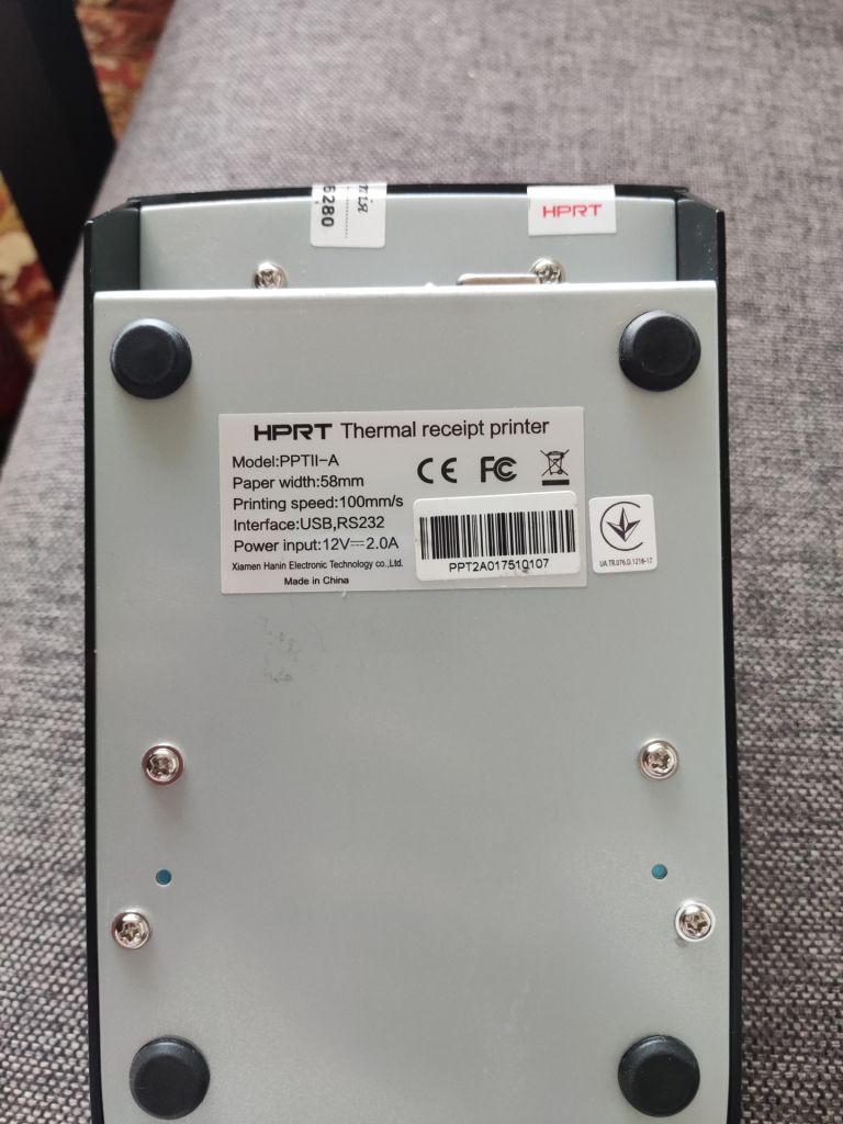 Принтер чеків HPRT PPTII-A 58mm USB - фото фото фото 2