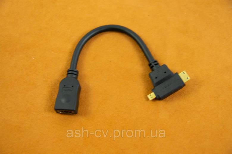 Адаптер, перехідник, Mini, HDMI, Micro, HDMI, на, HDMI, зі США - фото фото фото 4