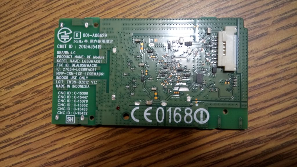 МОДУЛЬ RF MODULE LGSBWAC61 С TV LG  РАЗБОРКА - фото фото фото 1