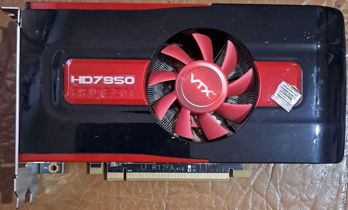 відеокарта VTX Radeon HD 7850  несправна - фото фото фото 0