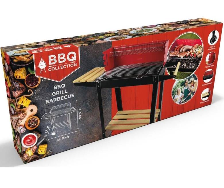 Садовий гриль-мангал BBQ Line 85/42/83 чорний (2952185) - фото фото фото 1