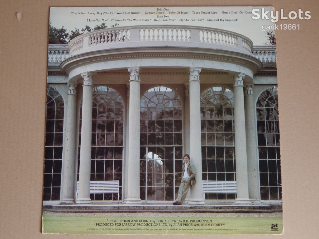 Alan Price ‎– Lucky Day  (Jet Records ‎– JZ 35710, US) EX+/EX+ - фото фото фото 1