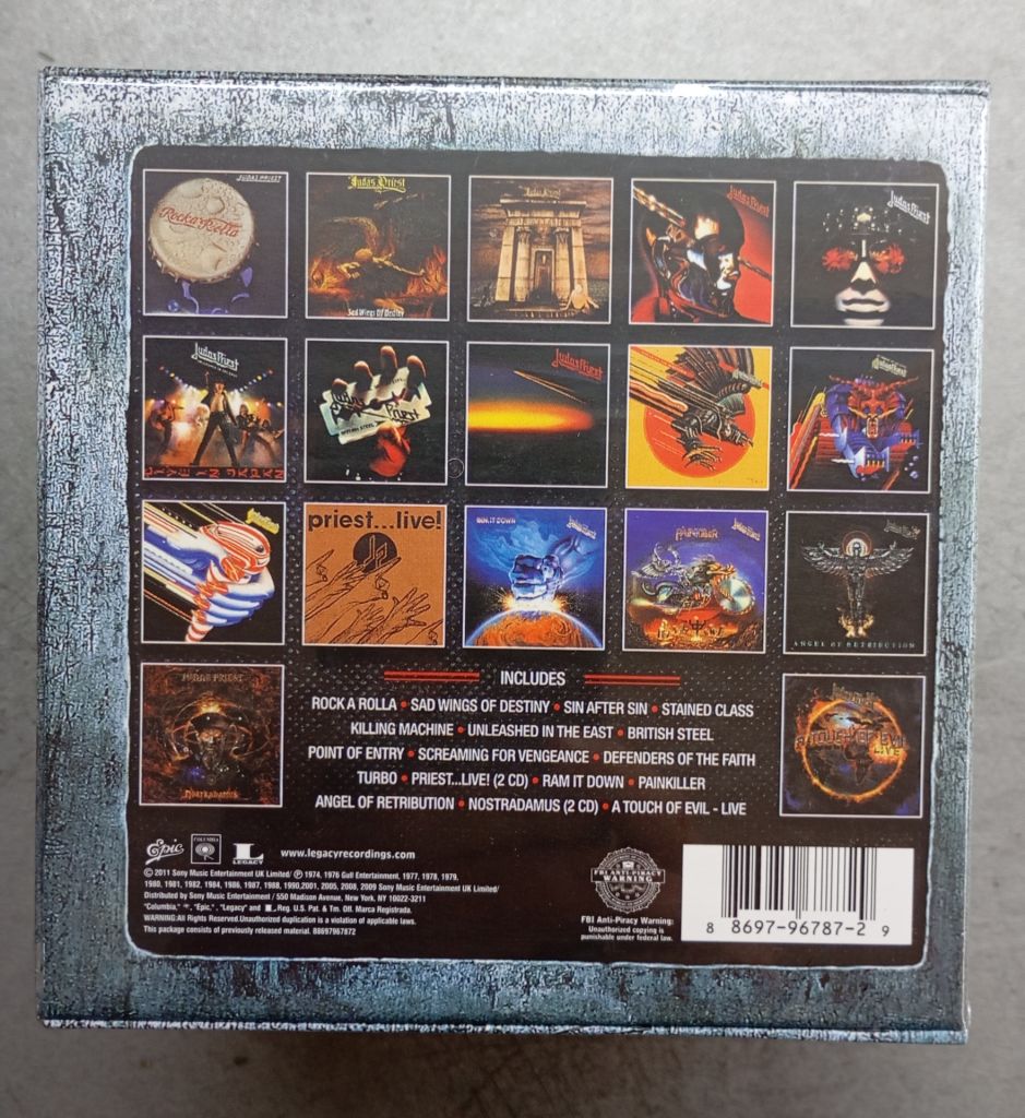 Judas Priest Box Sets THE COMPLETE ALBUMS COLLECTIONS 19 CD Нове Запаковане! - фото фото фото 1