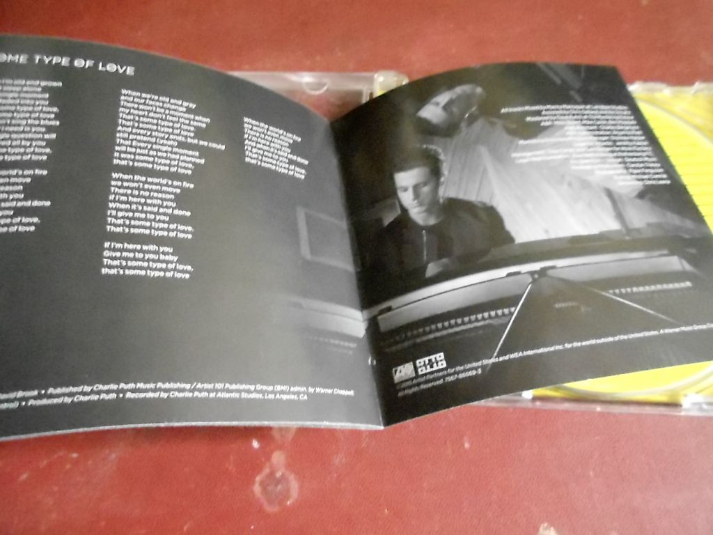 Charlie Puth Nine Track Mind CD фирменный б/у - фото фото фото 9