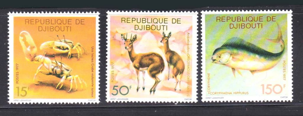 Фауна .  Джибути 1977 г  MNH - - фото фото фото 0