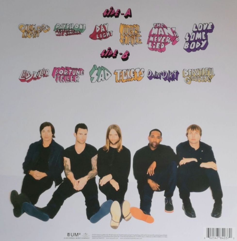 Maroon 5 - Overexposed - 2012.  (LP). 12. Vinyl. Пластинка. Europe. S/S - фото фото фото 1