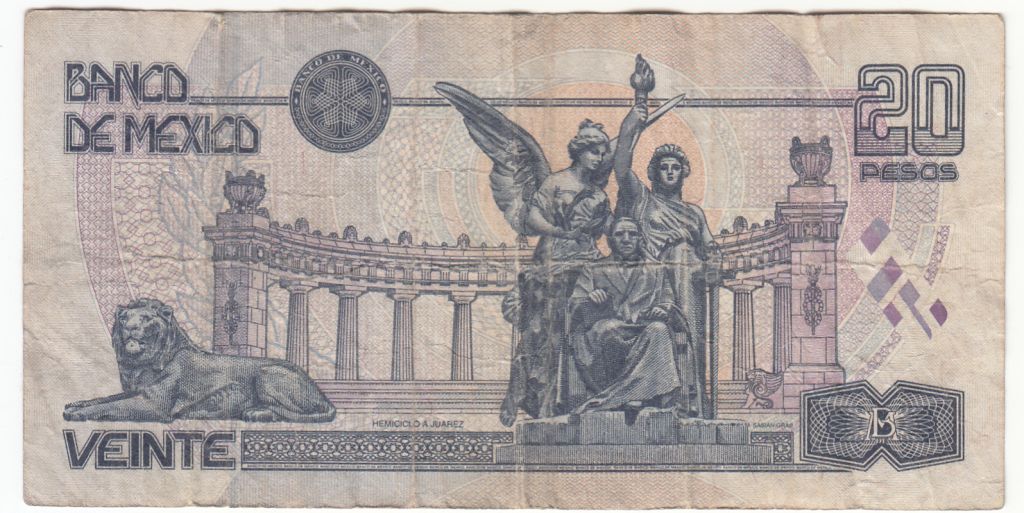 20 песо Мексика 1996 год - фото фото фото 1