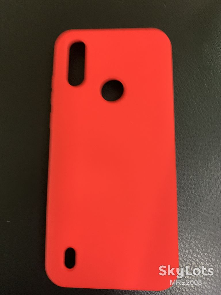 Чехол Silicone Cover для Motorola Moto E6s / E6i red - фото фото фото 1