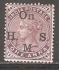 Бр.Индия 1883 Sc.О28с гаш. - фото фото фото 0