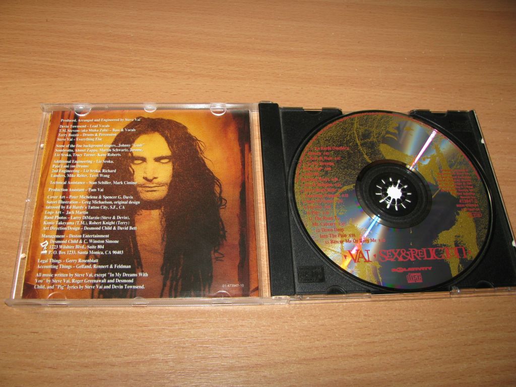STEVE VAI - Sex &amp; Religion  (1993 Relativity) - фото фото фото 1