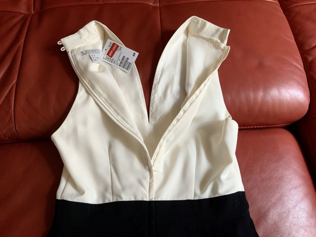 Платье чёрно-белое H&amp;M, р.36, новое - фото фото фото 3