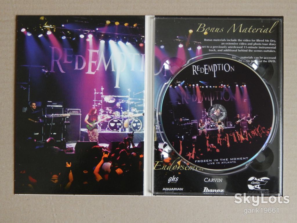 Redemption ‎– Frozen In The Moment - Live In Atlanta (DVD, Unofficial Release, Digipak) - фото фото фото 2