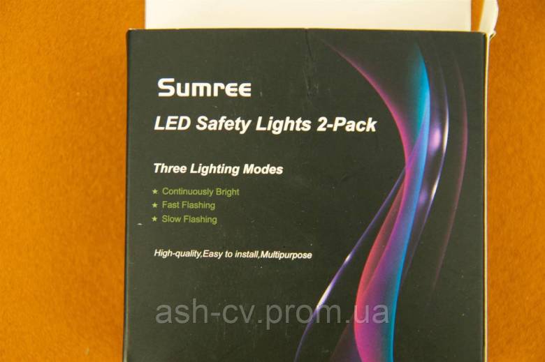 Ліхтар, ліхтарик, для видимості, у темряві, Sunree, LED, Safety, 2шт - фото фото фото 8