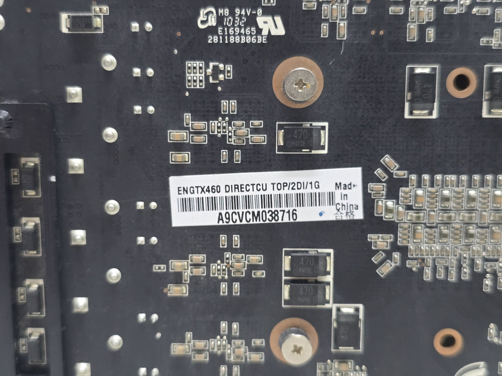 Відеокарта ASUS GeForce GTX 460 1GB  (GDDR5, 256 Bit, HDMI, PCI-Ex, Б/у) - фото фото фото 4