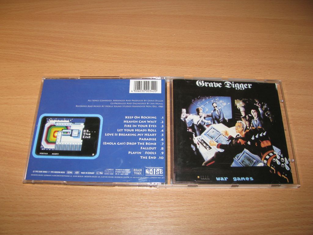 GRAVE DIGGER - War Games  (1994 Noise 1st press) - фото фото фото 0