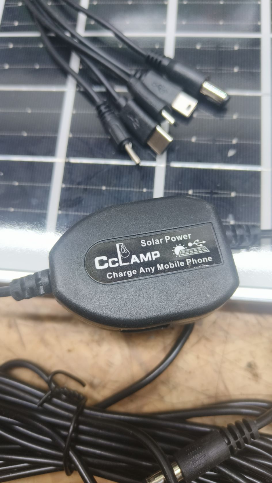 Лот Сонячна панель CCLamp CL-1825 Solar 20 Вт заряджання від сонця - фото фото фото 1