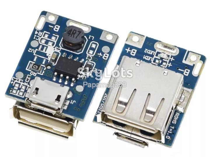 Плата PowerBank, для повербанков,microUSB,тільки добав аккумулятор на 4.2В: - фото фото фото 1