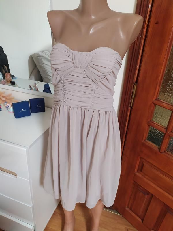 Нюдовое платье, бьюстье Atmosphere р-р M - фото фото фото 2