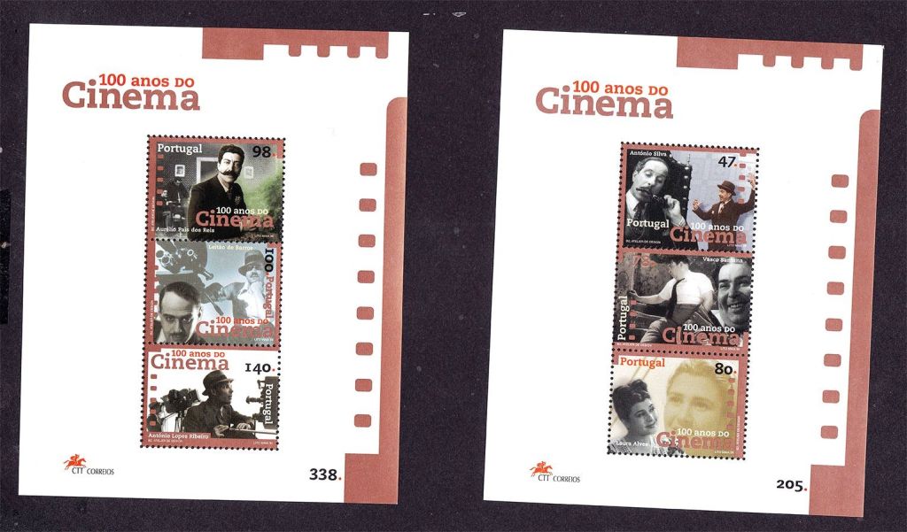 ZM Португалия  1996  г  MNH - 2а блока - кино - фото фото фото 0