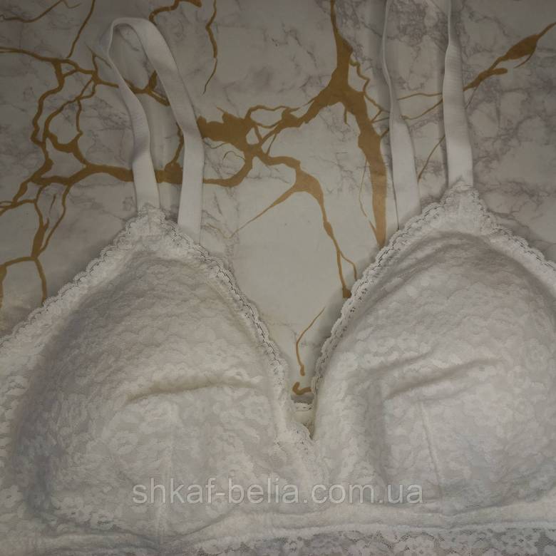 Бюстгальтер топ L 85В 80С H&amp;amp;M Гипюр - фото фото фото 1