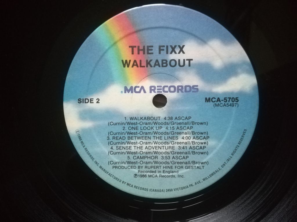 The Fixx-Walkabout-NM-Канада - фото фото фото 6