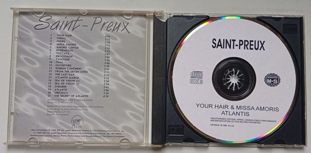 Saint-Preux - Your Hair &amp; Missa Amoris + Atlantis 1996 - фото фото фото 1