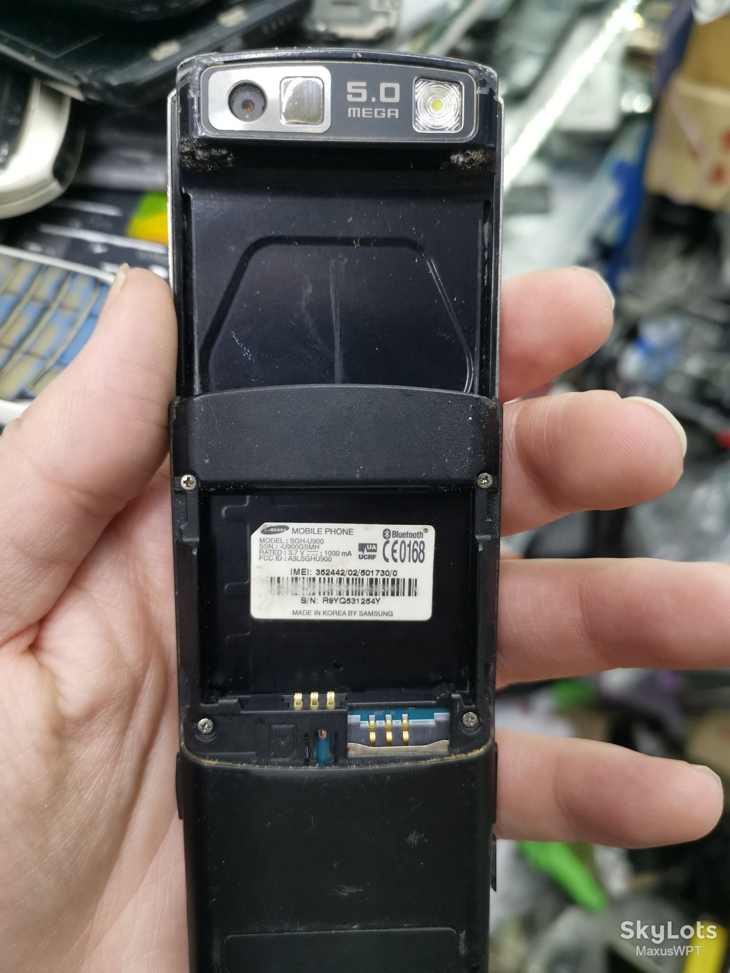 #1256 Sklad Samsung U900 silver gray - фото фото фото 1