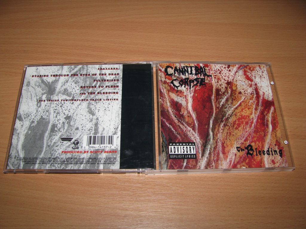 CANNIBAL CORPSE - The Bleeding      (1994 Thrust 1st press,Australia) - фото фото фото 0