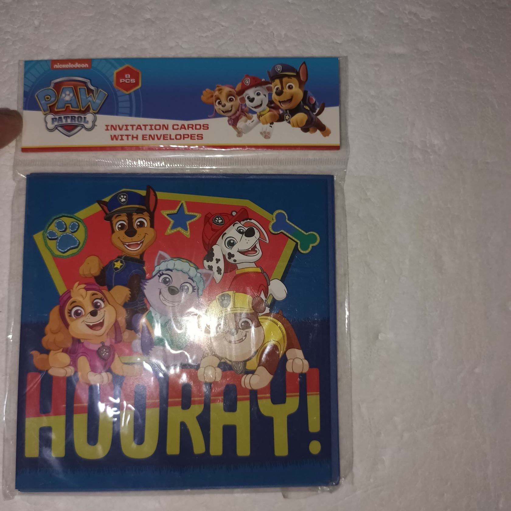 Запрошення на день народження «Щенячий Патруль»           (PAW Patrol) + конверти           (8 шт.) - фото фото фото 2