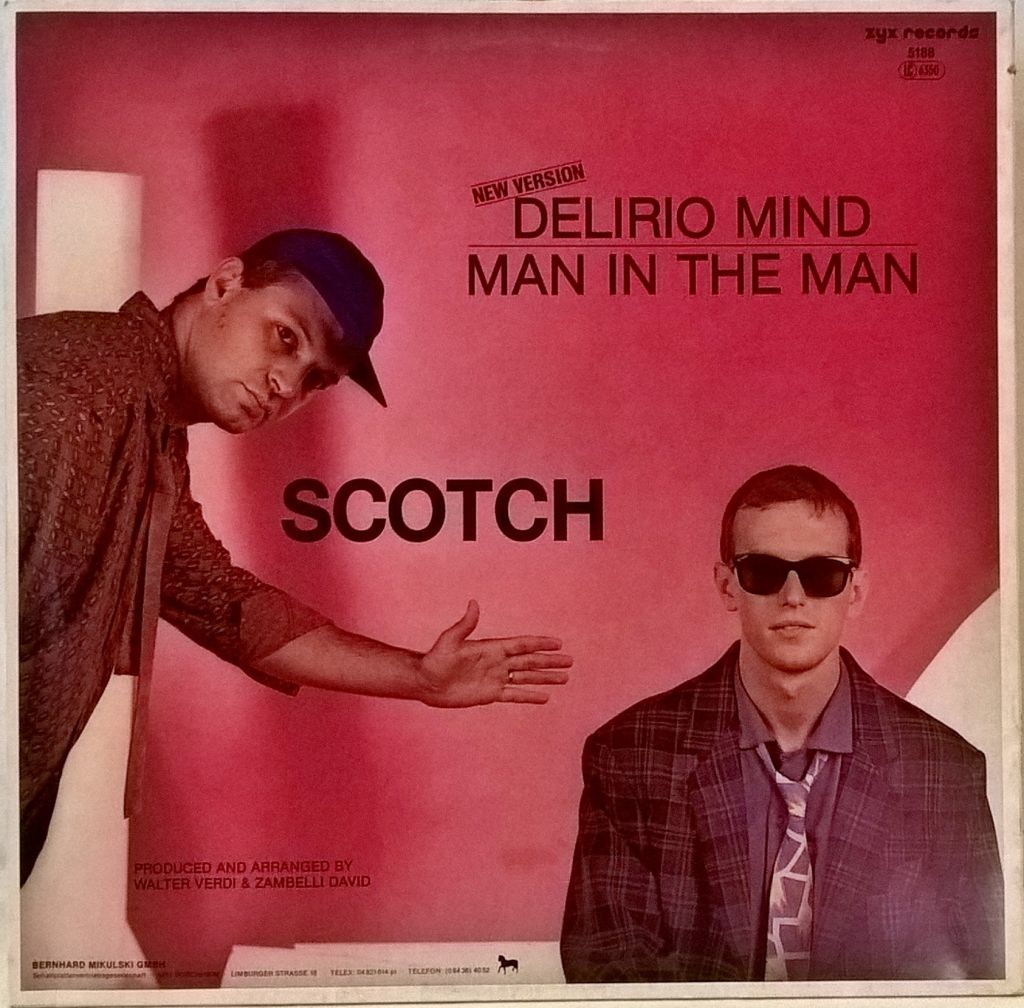 Scotch - Delirio Mind - 1985.   (ЕP). 12. Vinyl. Пластинка. Germany - фото фото фото 1