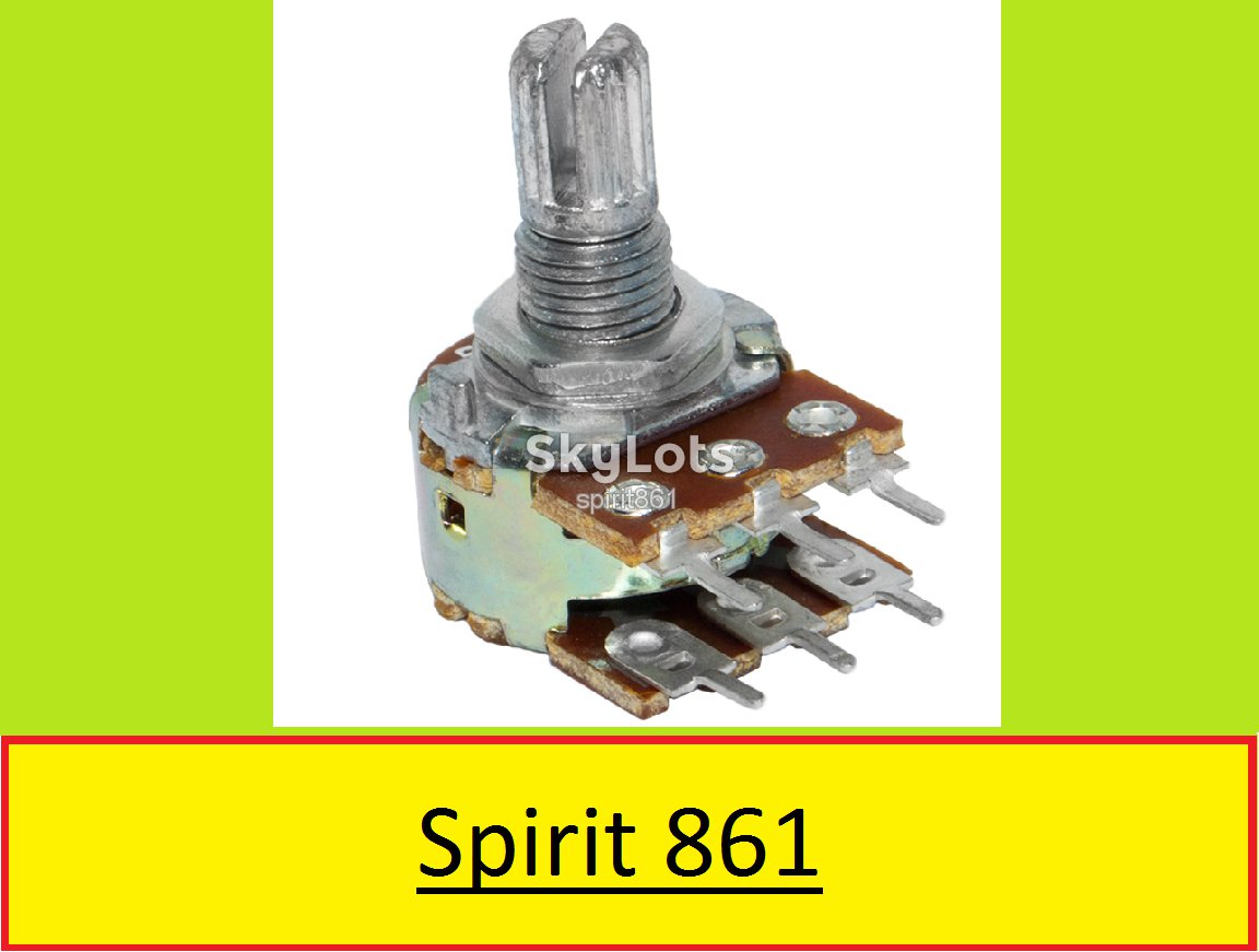 Резистор переменный В 50 кОм линейный стерео - фото фото фото 0
