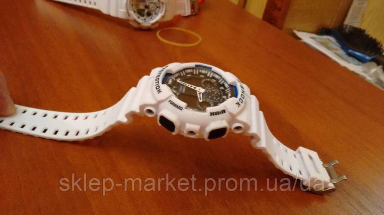 Casio G-Shock GA 100 белый с черным white black - фото фото фото 2