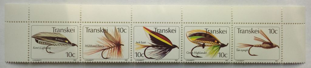 Транскей 1981 Рыболовные крючки, сцепка с полями, MNH - фото фото фото 0