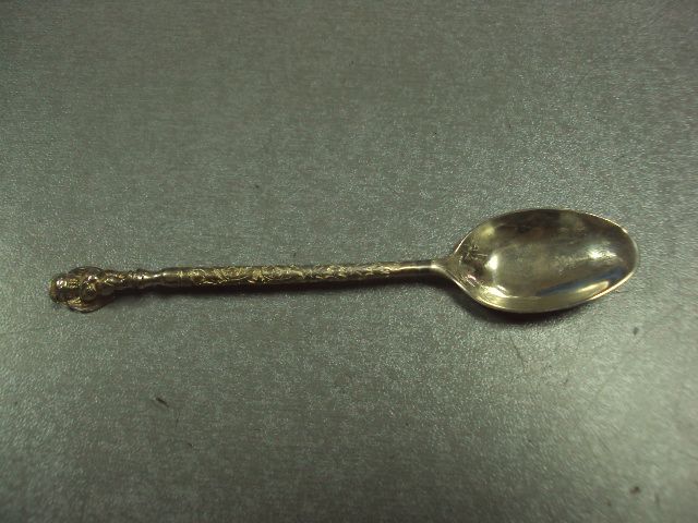 ложка чайная ангел кофейная ложечка ангелочек серебро вес 12,07 г №1266 - фото фото фото 1
