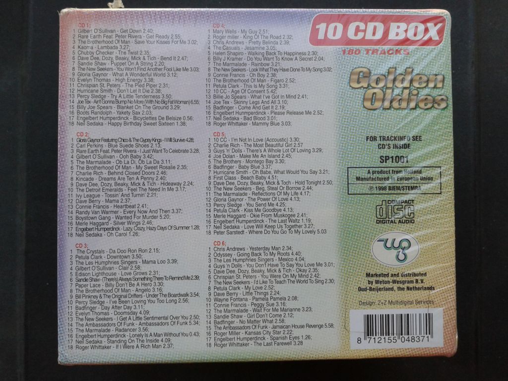 Golden Oldies 10 CD Box - фото фото фото 2