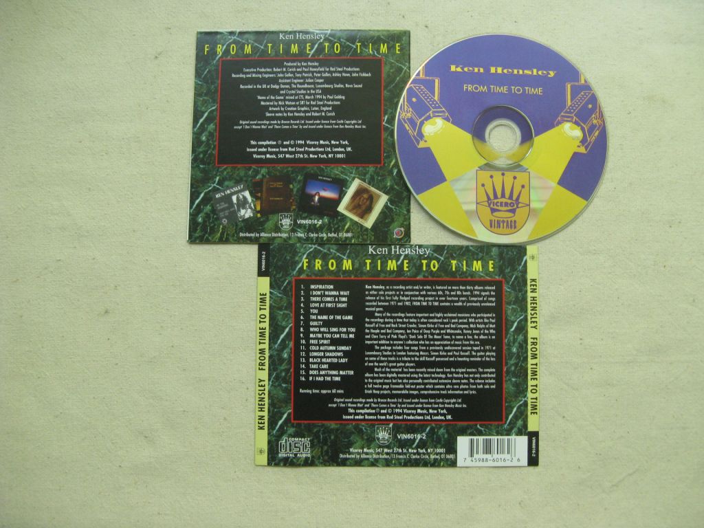 CD Uriah Heep Family. Ken Hensley. From Time To Time. 1994. - фото фото фото 2