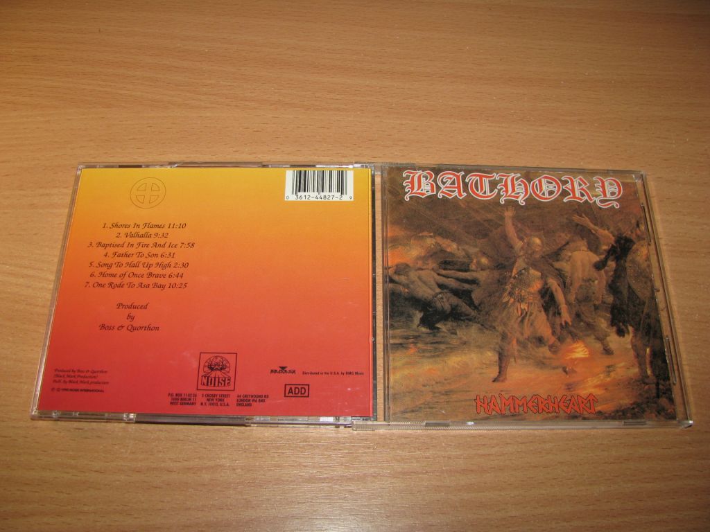 BATHORY - Hammerheart  (1991 Noise 1st press,USA) - фото фото фото 0