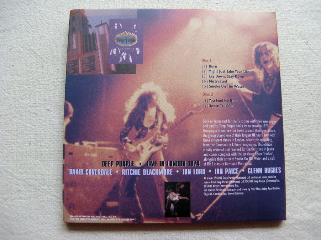CDLP Deep Purple. Live in London. 2CD. 1974/1982. - фото фото фото 14