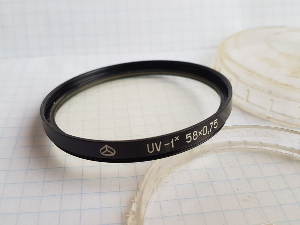 Фото светофильтр, линза UV-1х 58х0,75 - фото фото фото 0