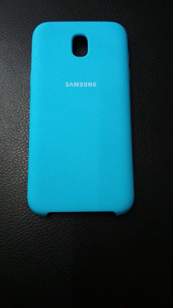 Чехол Silicone Cover для Samsung Galaxy J5 (2017) J530 blue - фото фото фото 1